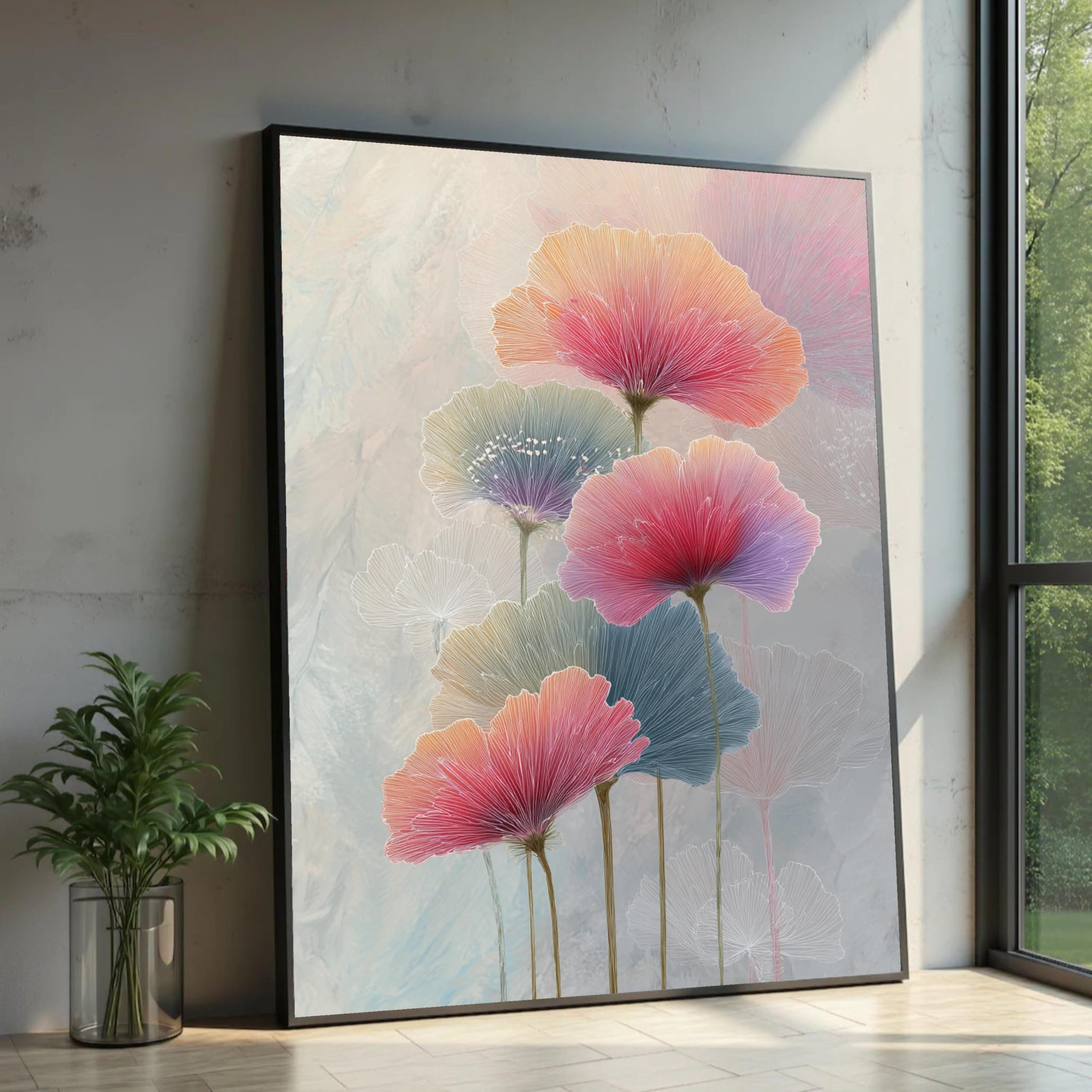 Œuvre d'art prête à accrocher de qualité supérieure 70x100 - 6