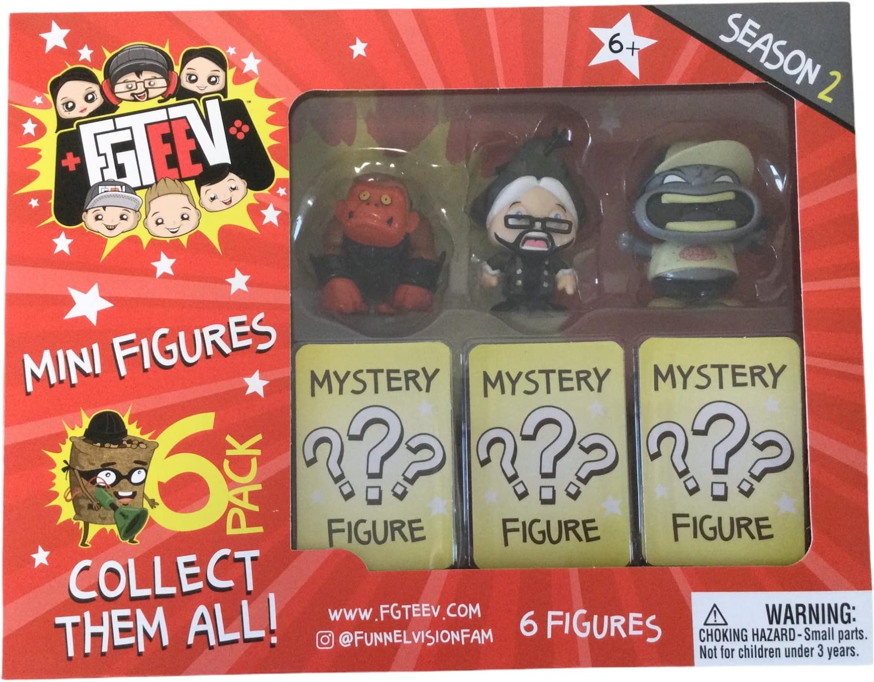 FGTeeV2.5" Figure 6 Pack (Season 2)