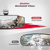 Vista 6 de KEMIMOTO Espejo Central UTV, Abrazadera de Aluminio Ajustable Espejo Retrovisor UTV se Ajusta a Jaula Antivuelco de 1.5"-2" y Compatible con Polaris