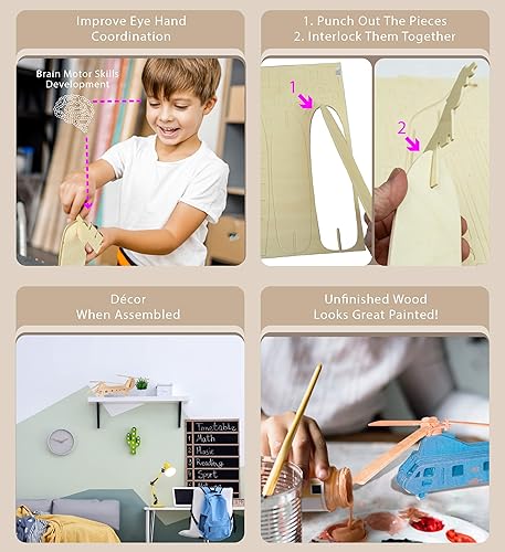 Miniatura 3 de Desconcertado Inc 3d Madera Natural PuzzleMar Knight