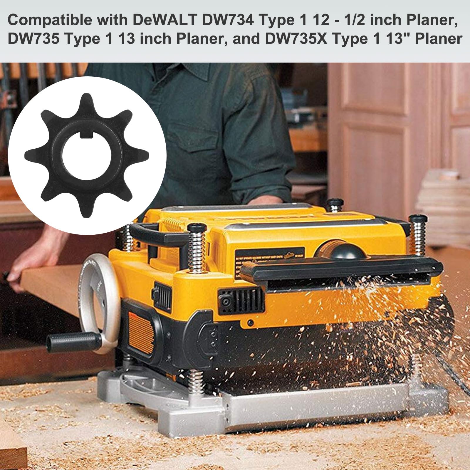 DeWalt Sprocket 5140010-81 - Fits DW734/DW735 -6 DeWalt Sprocket 5140010-81 - Fits DW734/DW735 -6