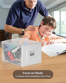 Amazon.com : Timed Lock Box, Phone Lock Box with Timer