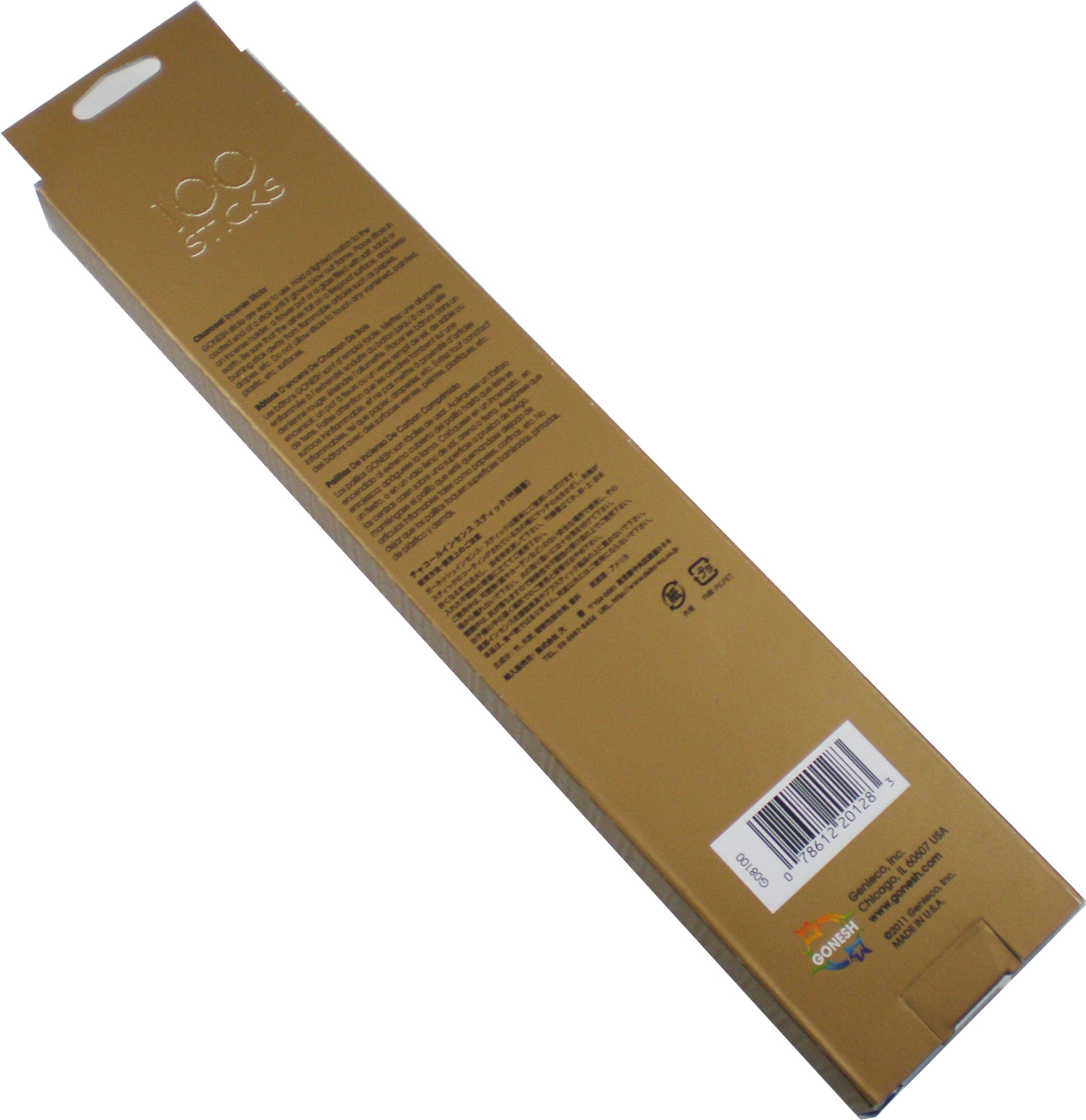 Amazon.co.jp: GONESH スティック香 No.8 100STICKS│リラックス・癒し