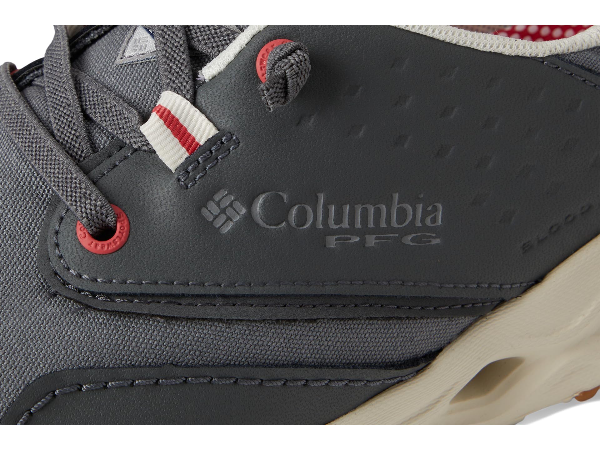 Columbia Mens Bahama X Relaxed, Grill/Sunset Red, 11.5 Wide