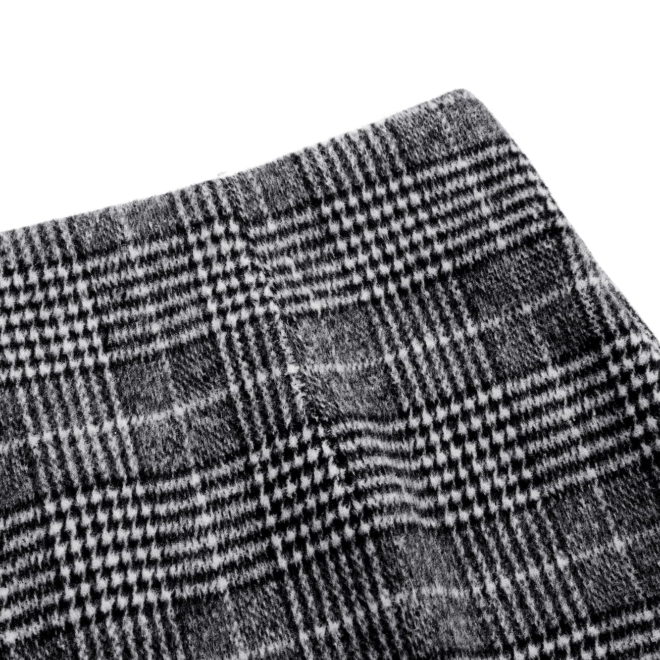 Idealsanxun Gonne scozzesi da donna autunno inverno, lunghezza al ginocchio, gonna in lana a tubino, con spacco