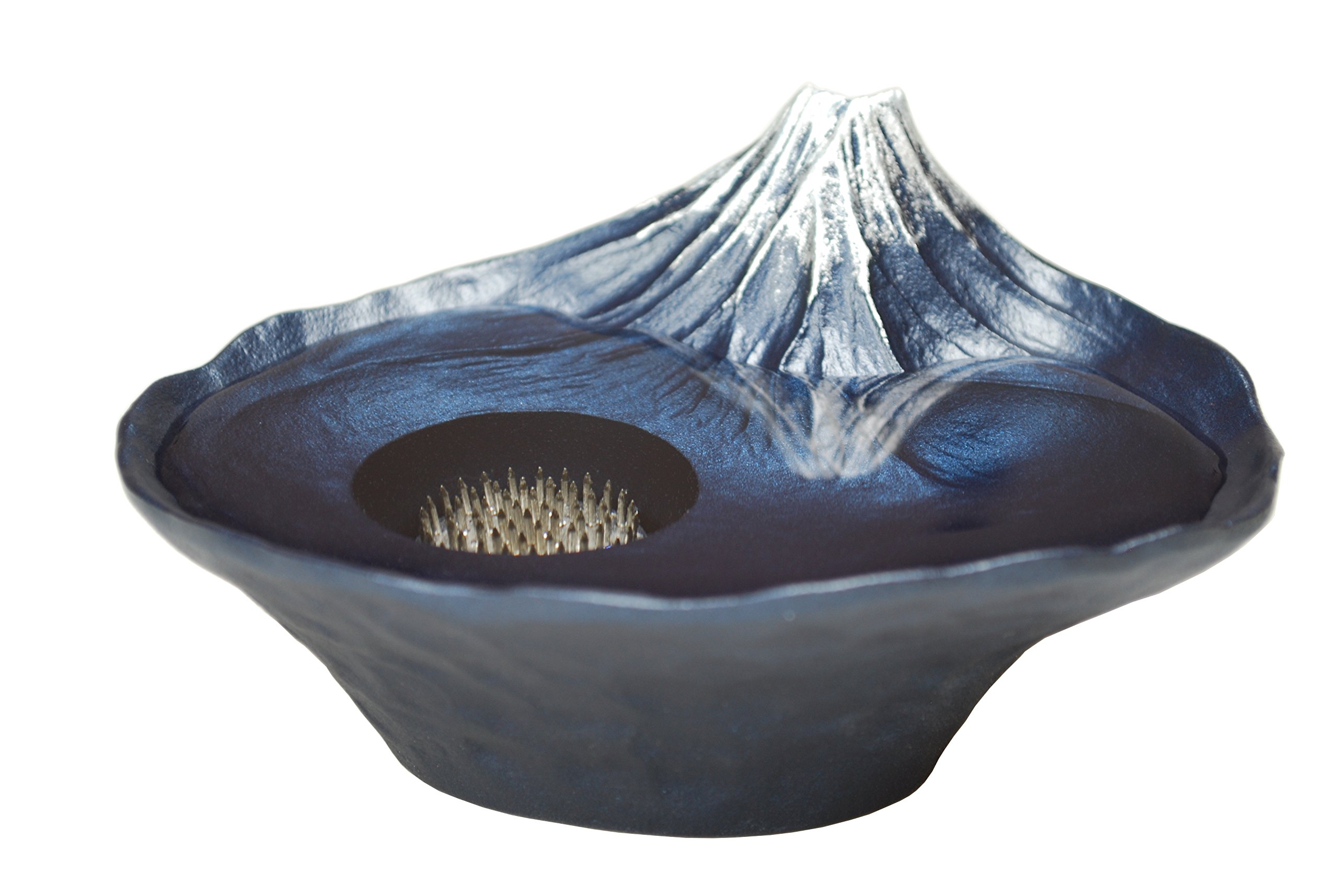 Amazon.com: Nagae Flower Vase Basin, Shizukage Sakasa Fuji, Blue
