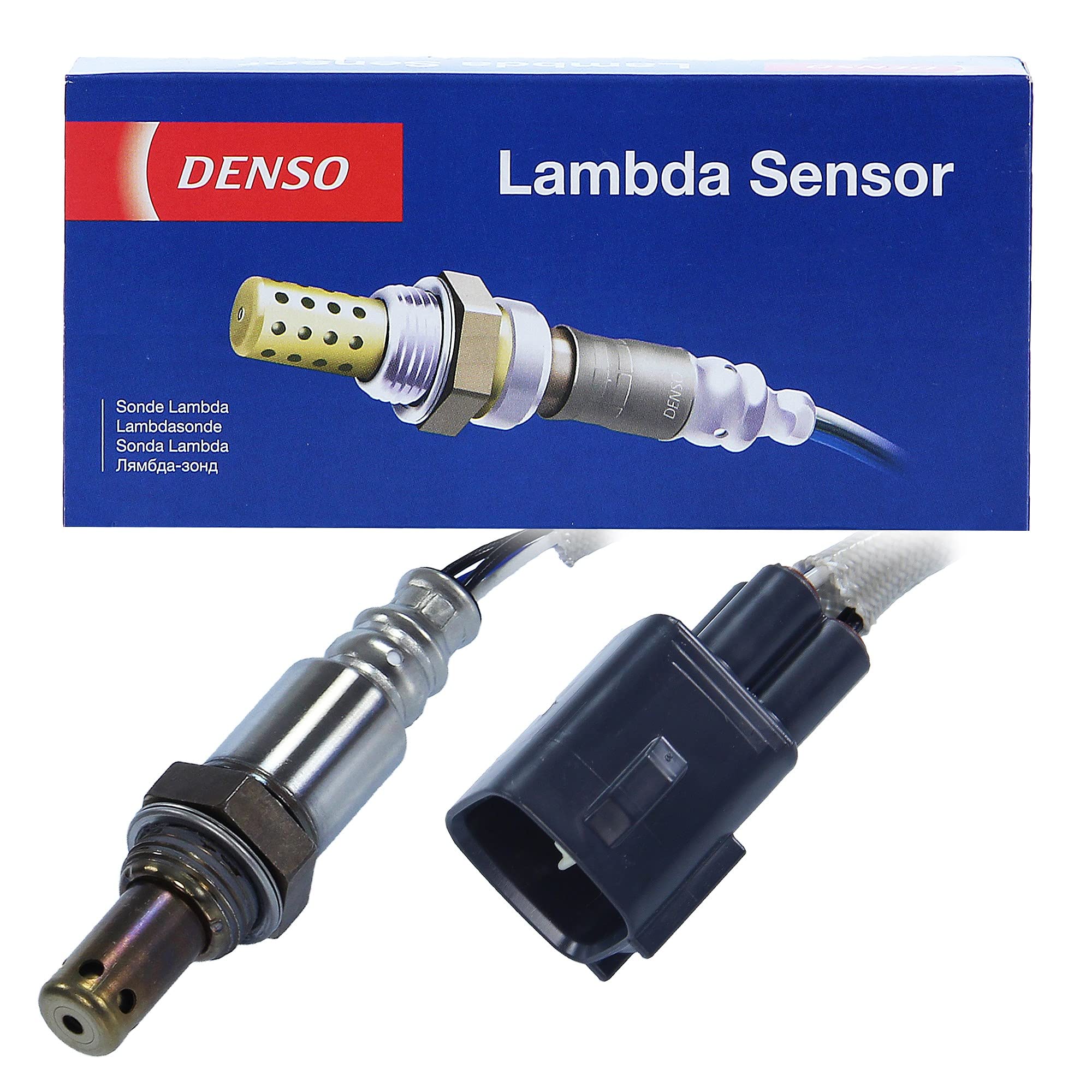 Sonde Lambda Denso DOX-0254 - Compatible Ford Focus, Puma, Toyota Corolla, Verso - Pièce Qualité équivalente D'origine