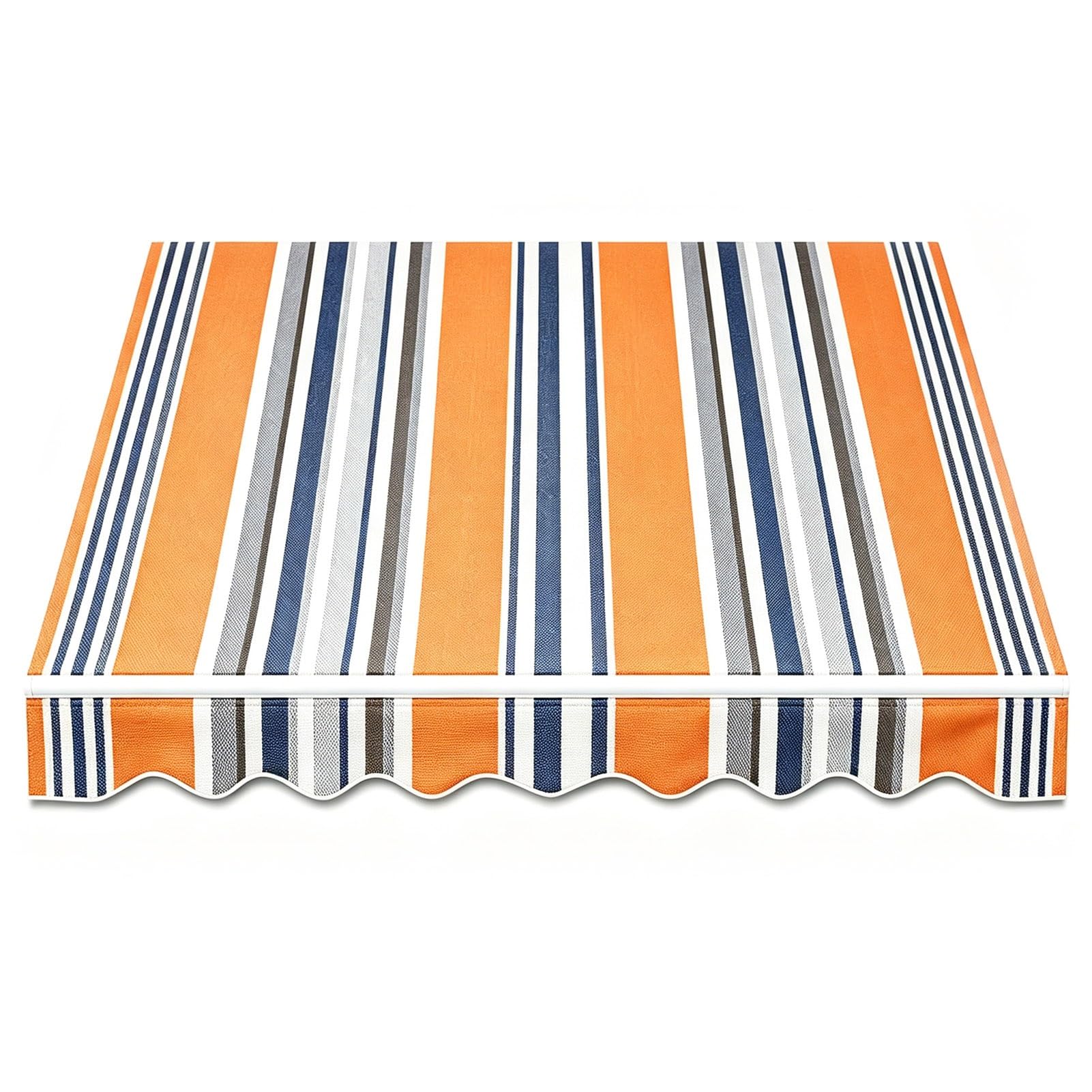 Toile de rechange pour store banne extérieur 6x3m rayures orange