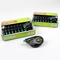 Vista 4 de Tombow MONO - Cinta correctora original, paquete de 80 unidades (68720A)