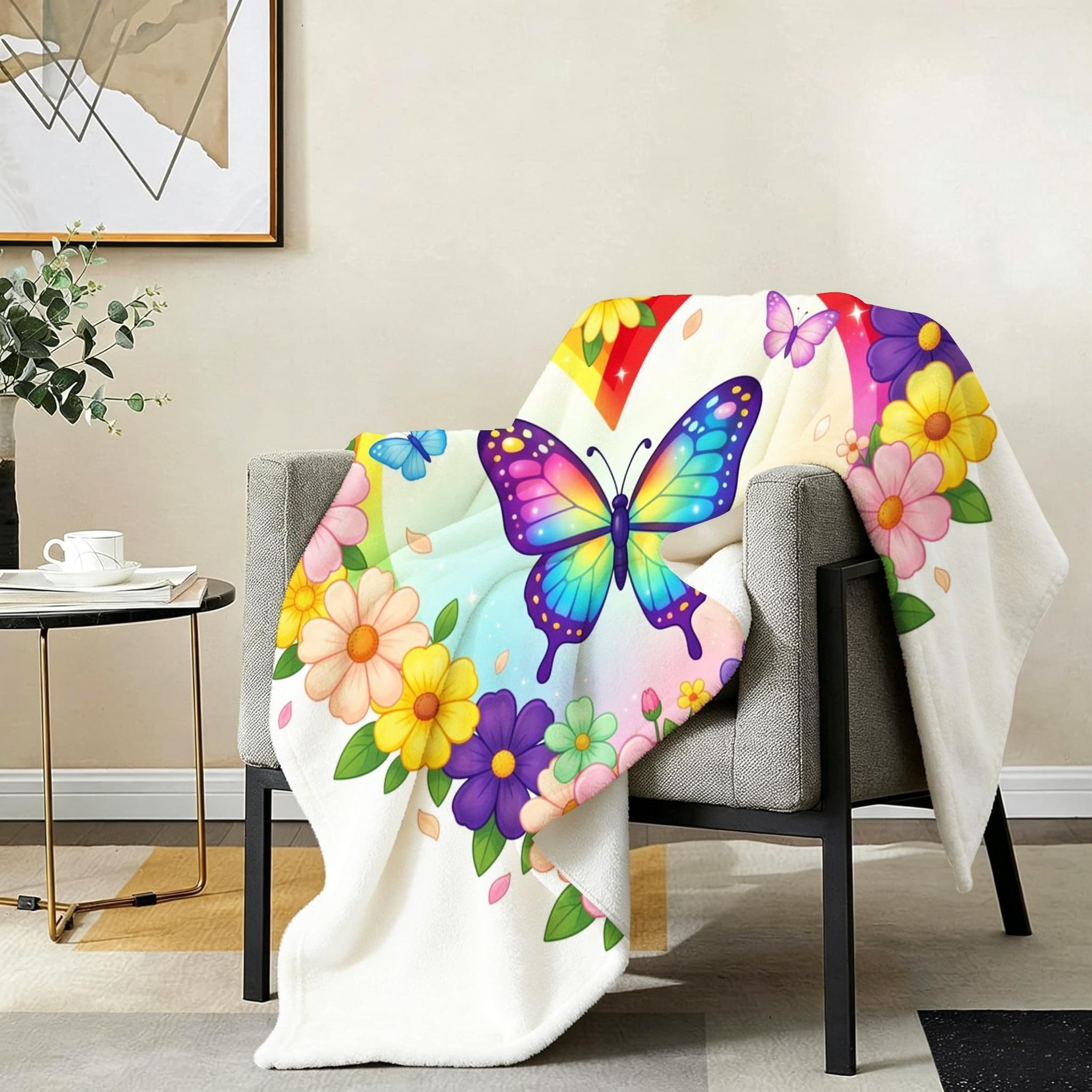 Manta Entretiempo Grande, Flores de Colores, 220x240 cm, AQ7439