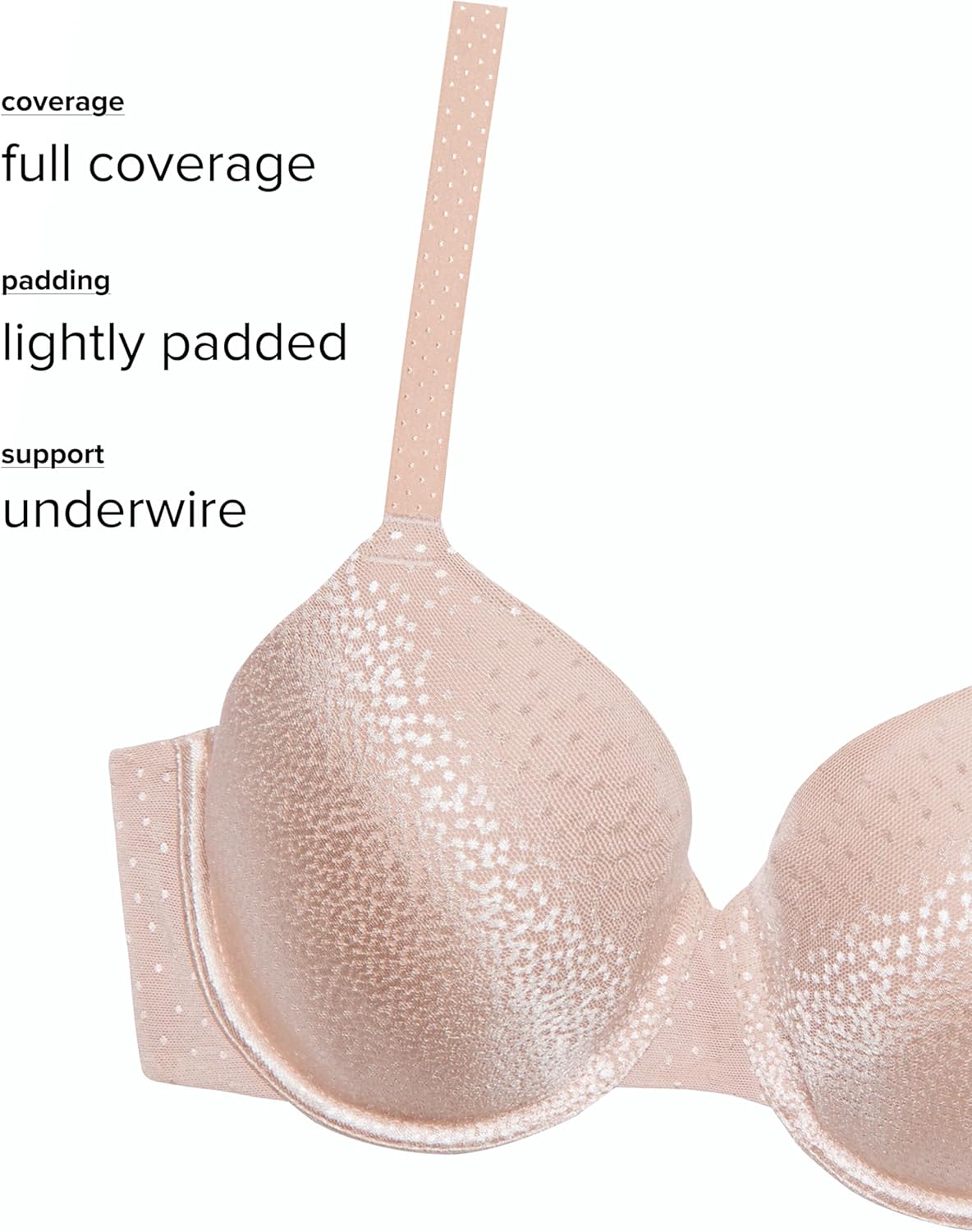 Wacoal Womens Back Appeal Lightly Padded Full Coverage T-Shirt Bra, 853303 - Image 6