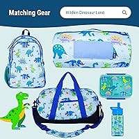 Vista 7 de Wildkin Paquetes de hielo para niños (paquete de 4) – Delgadas, reutilizables, mantiene el almuerzo fresco para la escuela/viajes, dinosaurio