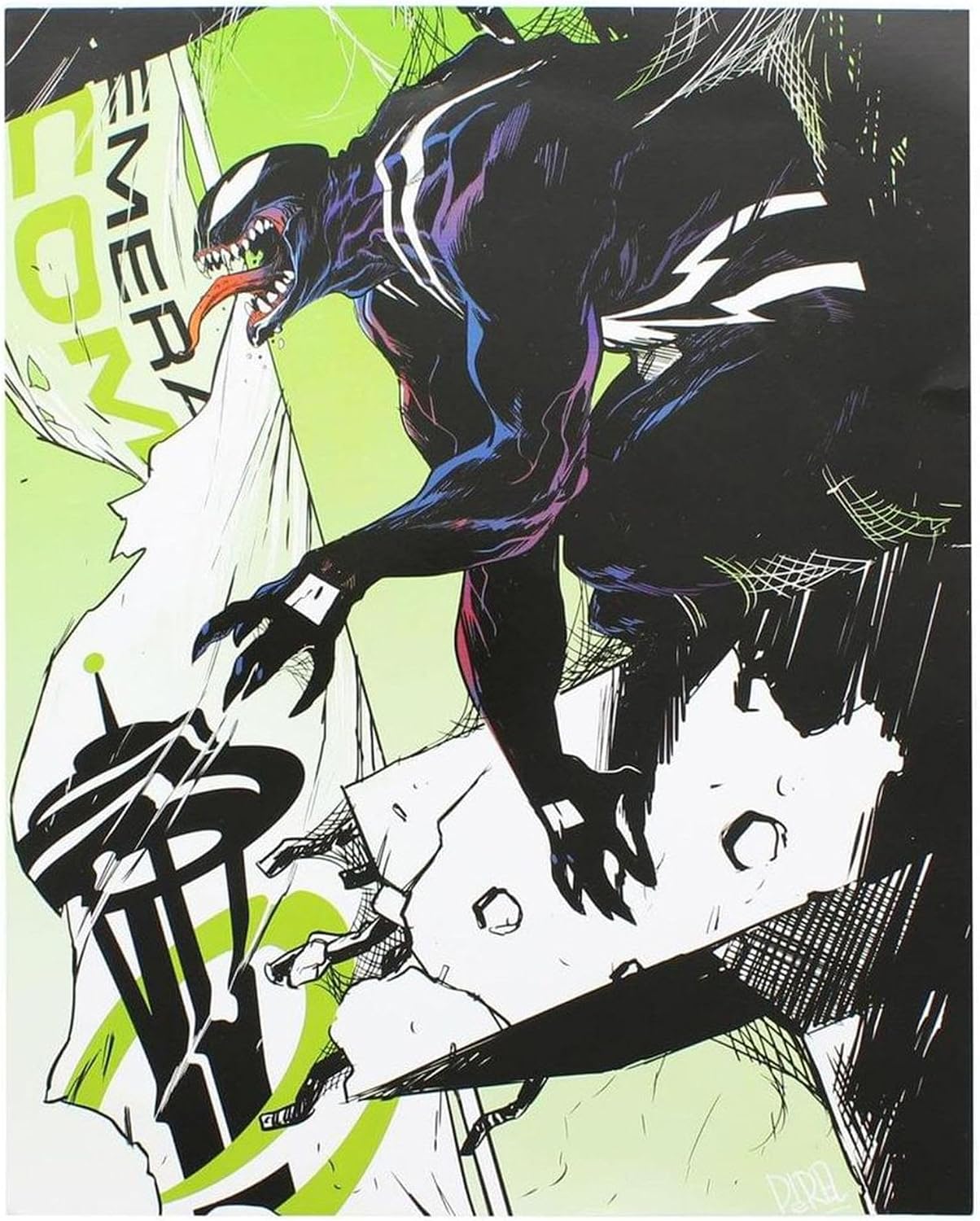 Toynk Venom 8x10 Art Print by Ramon Perez Emerald City Comic Con 2017