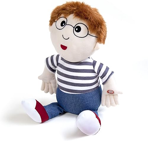 Miniatura 1 de It's Me Norman. Muñeca interactiva con texto en inglés "I'm an Interactive 18" que Tells Hilarious Knock Knock Jokes