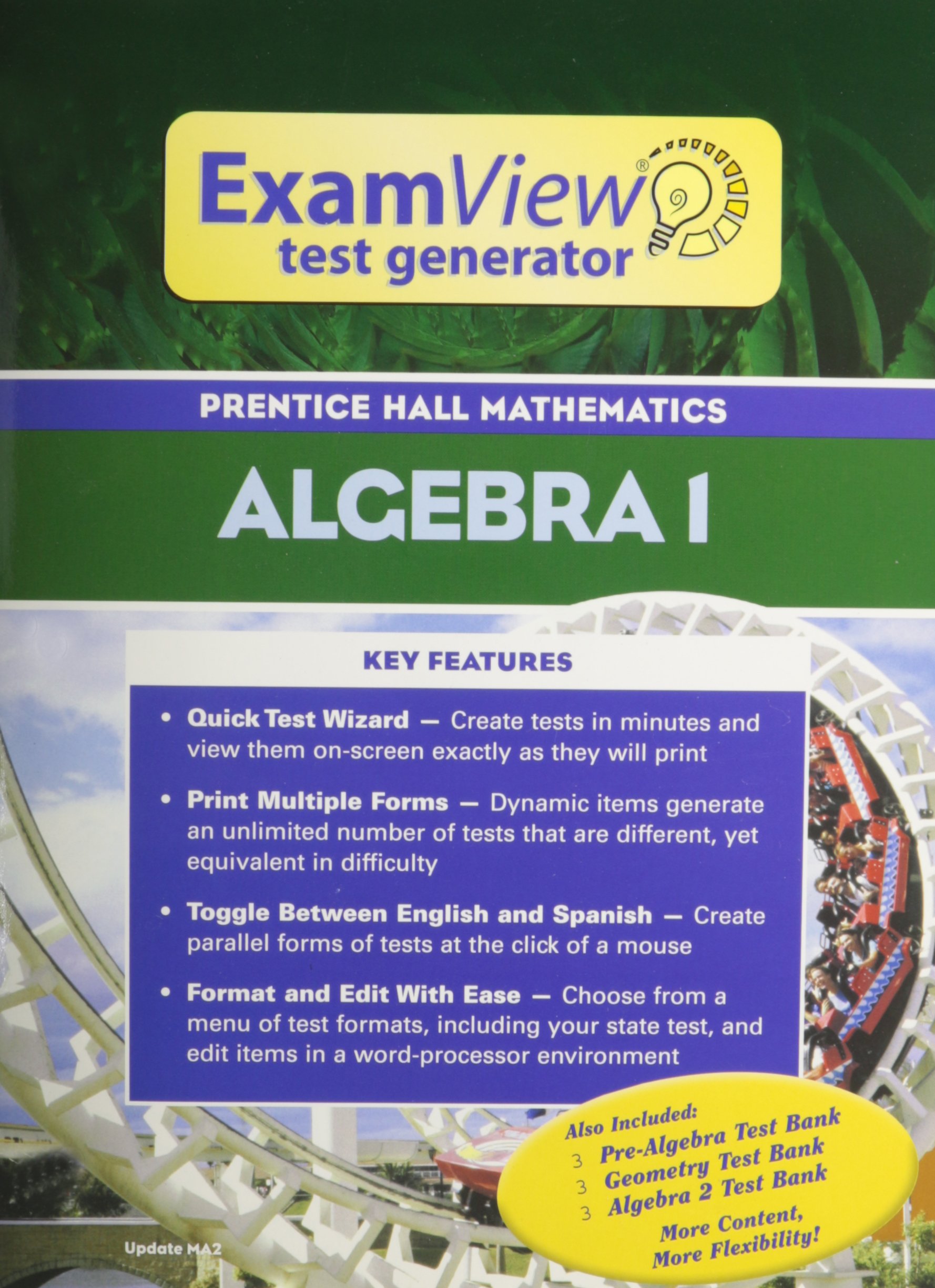 Prentice Hall Math Algebra 1 Examview Test Generator Booklet with CD 2004c