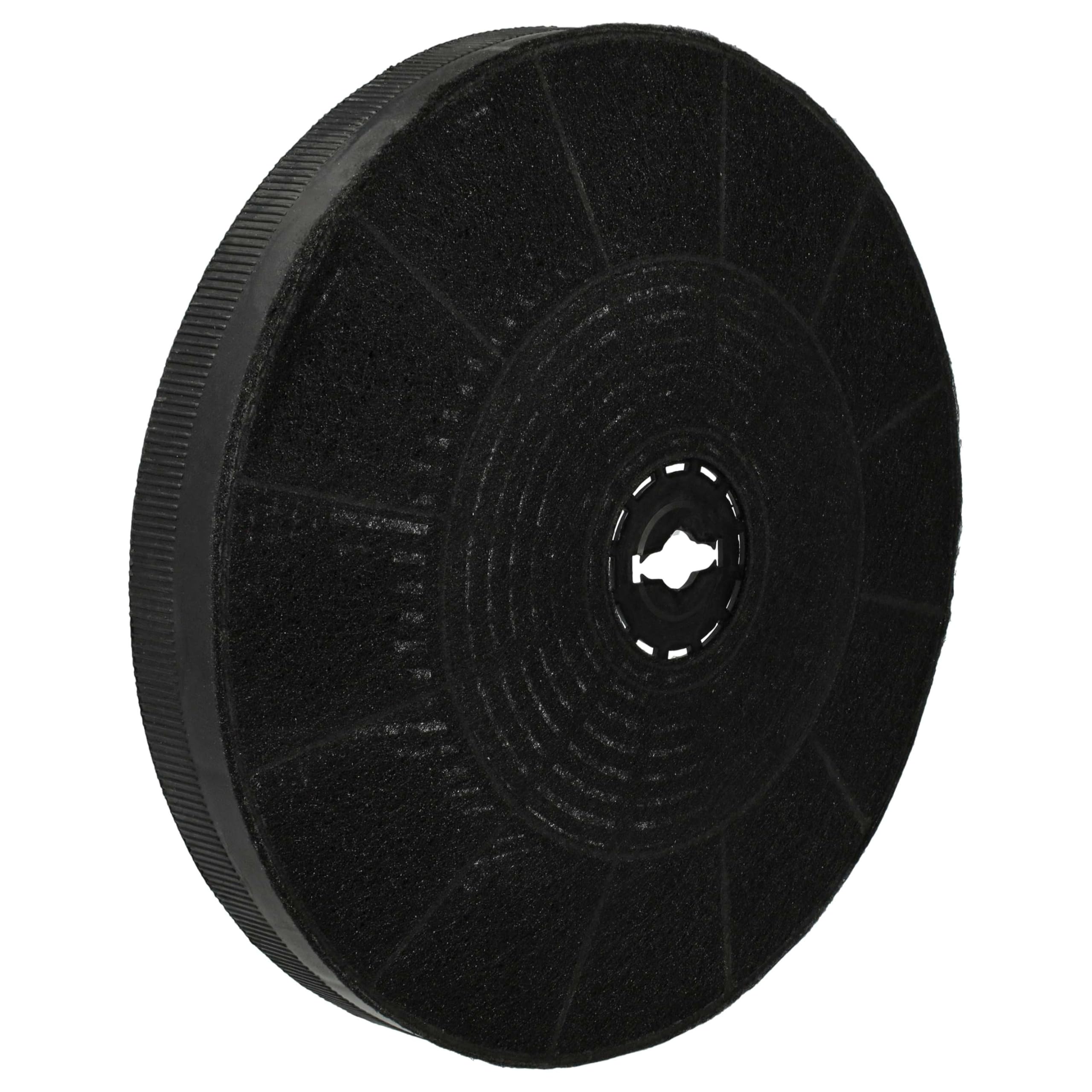 Vhbw Black Activated Carbon Filter Compatible With Tecnowind 1Km2bs A9885165 Extractor Hood - 19 Cm