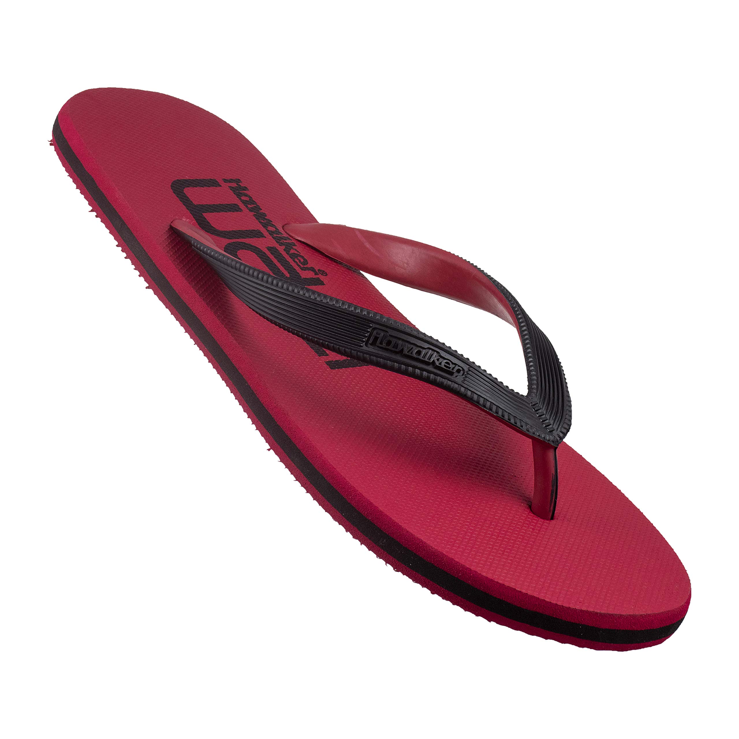 hawalker Waka Prime Men's Flip Flops Made with 100% Natural & Durable Rubber | Comfortable Hawai Chappals with Double Colour Strap | Regular Wear Slippers-picture-13