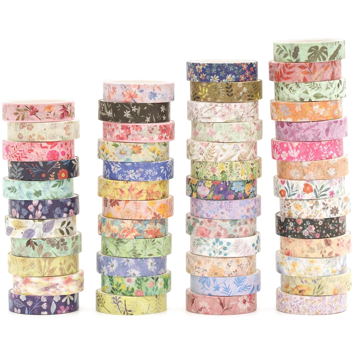 Fleur Washi Tape Set Motifs floraux