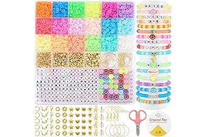 VSCO Girl Style Bracelets Words Cute Polymer Clay Beads with Alphabet Letter...