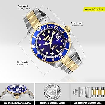 Invicta Racing 47902 Orologio Uomo 50mm: Quarzo, Acciaio E Quadrante Oro, Impermeabile 3 ATM - 3