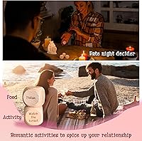Vista 4 de Regalo de madera de aniversario de 5 años para él y ella – Regalos de boda de 5º aniversario para esposa, marido, cinco años de ideas para citas