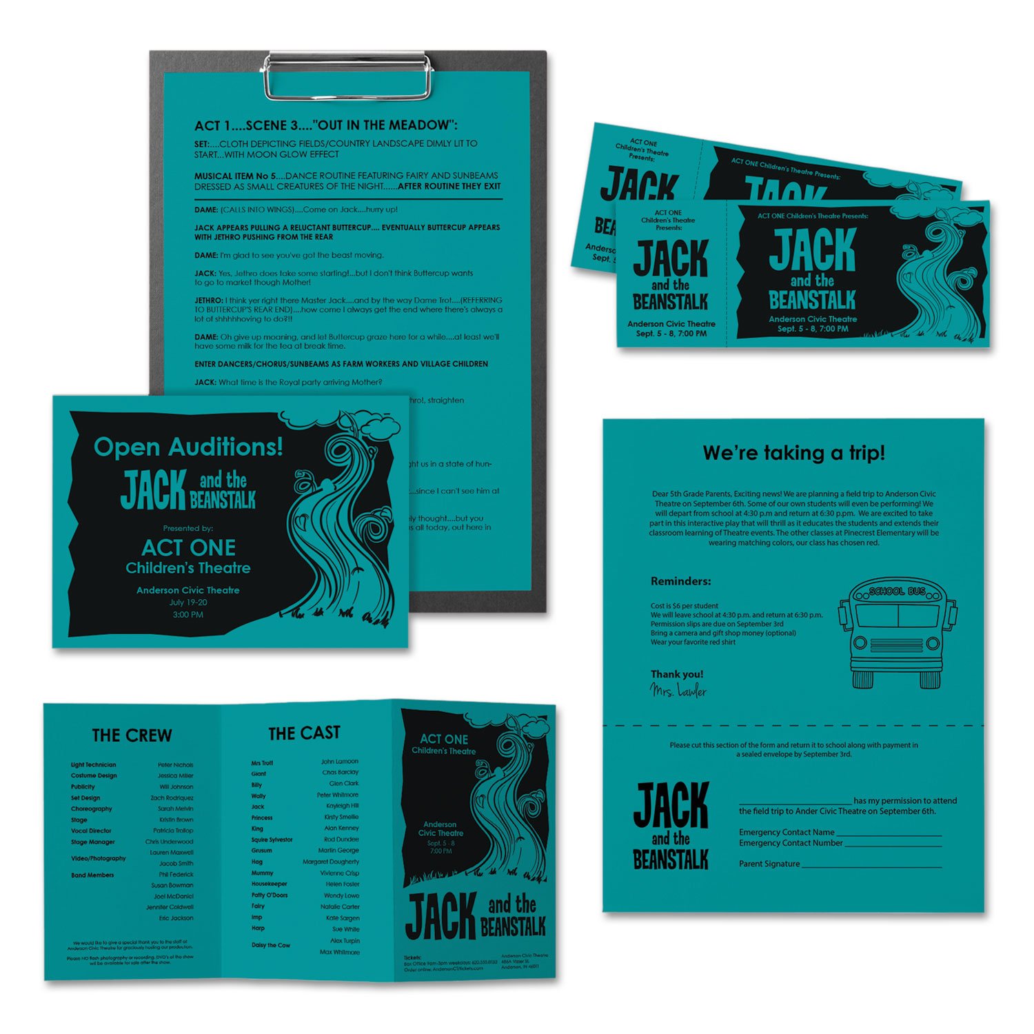 Terrestrial Teal™, 8.5” x 11”, 24 lb/89 gsm, 500 Sheets, Color Paper