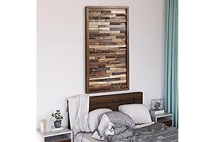 Beeveer Geometric Wood Wall Art