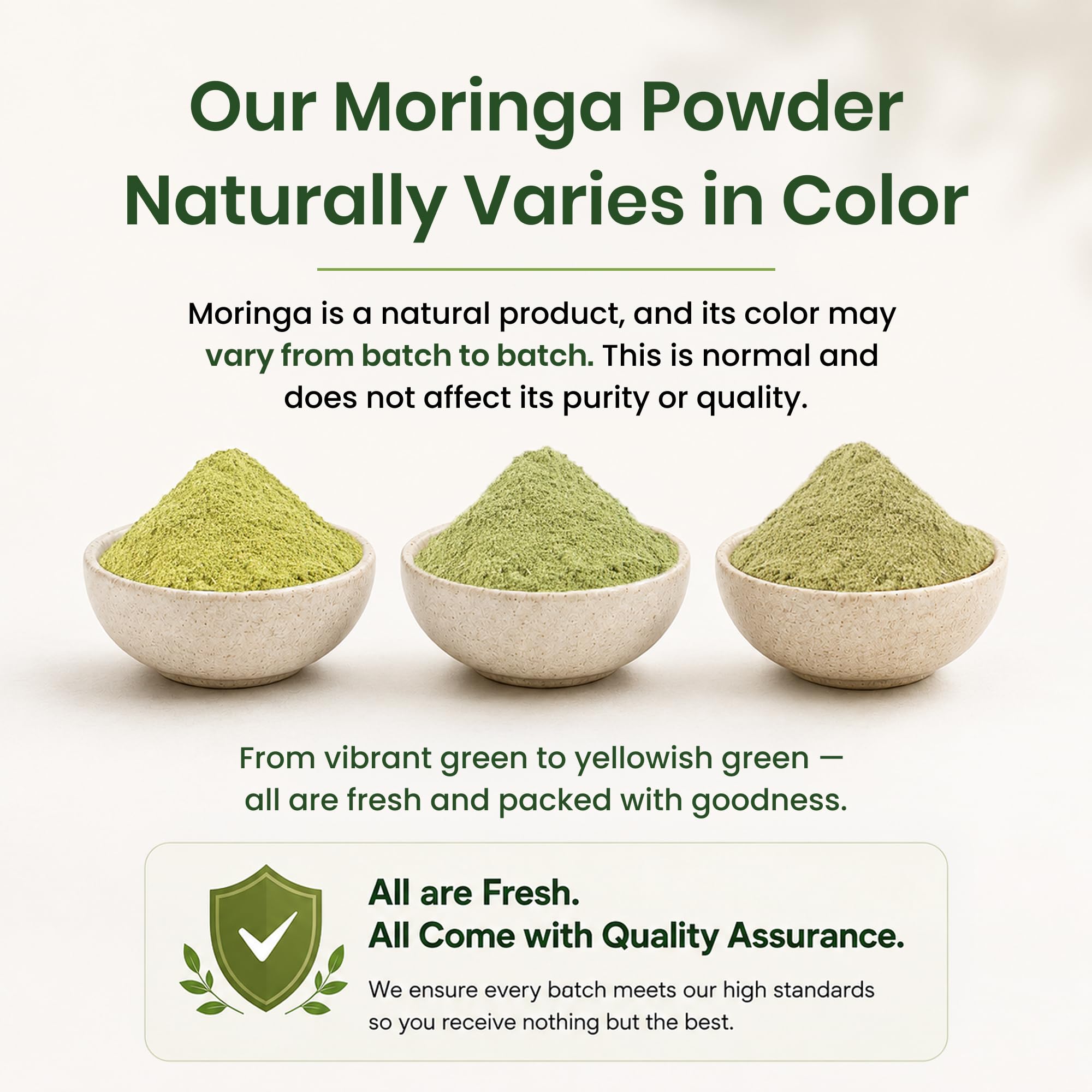 Organic Moringa Powder - 1.10 lbs (17.64 oz) | USDA Organics, Non-GMO, Kosher, Halal, Moringa Oleifera Leaf Powder - 100% Raw and Natural, Gluten-Free — Amazon image 7