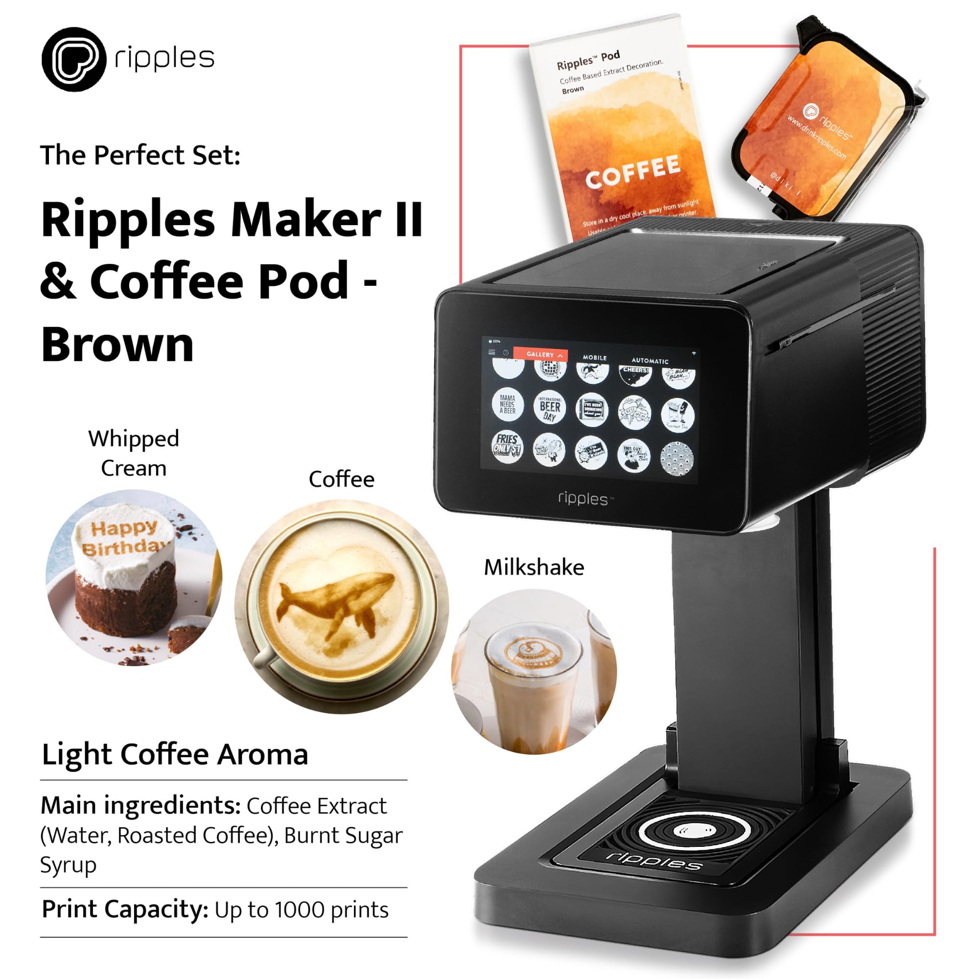 ⭐︎くれらっぷ様専用⭐︎ ripples ラテアートマシン 生活家電 