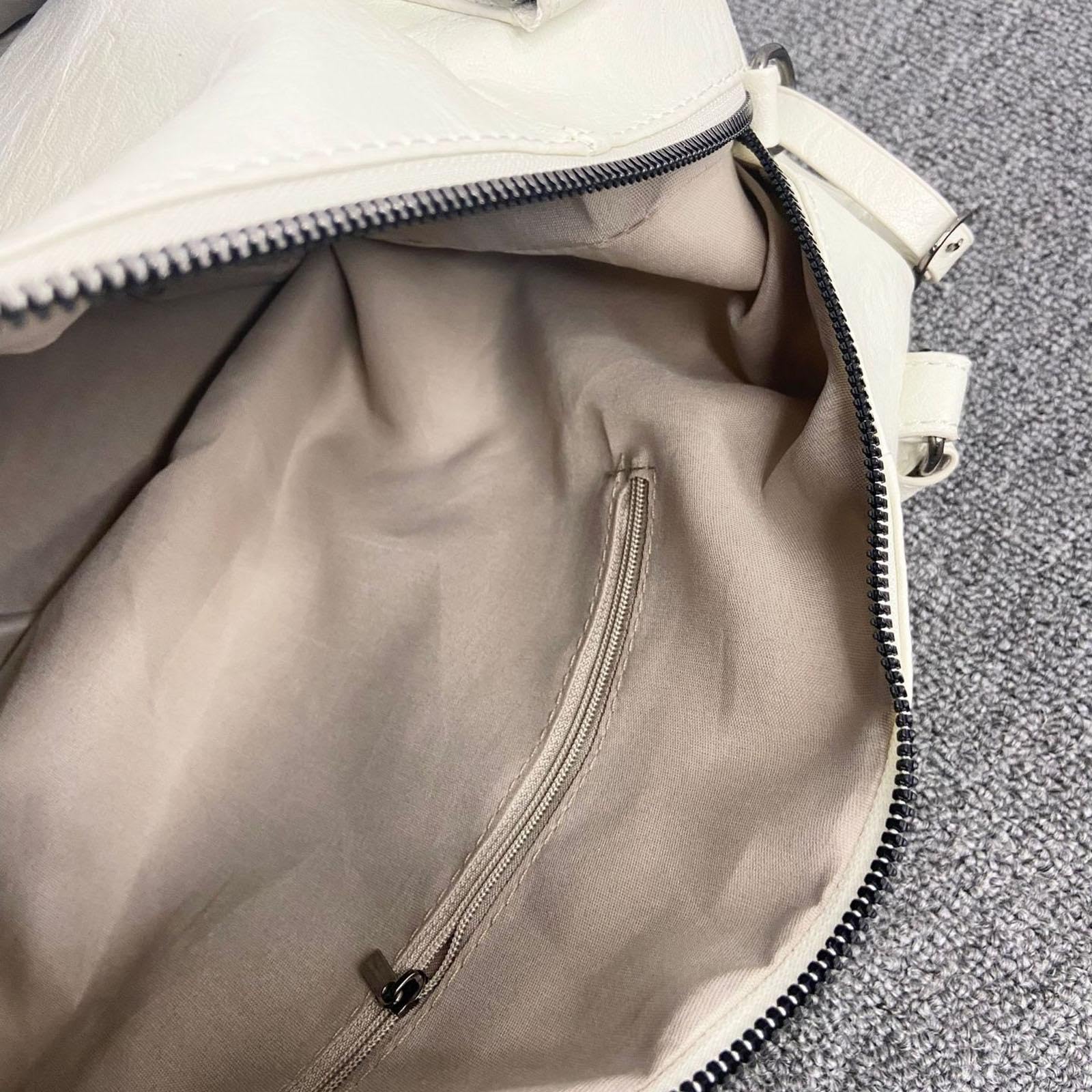 Bolso de mano de piel sintética para mujer, bolso de mano informal para el trabajo, viajes, compras