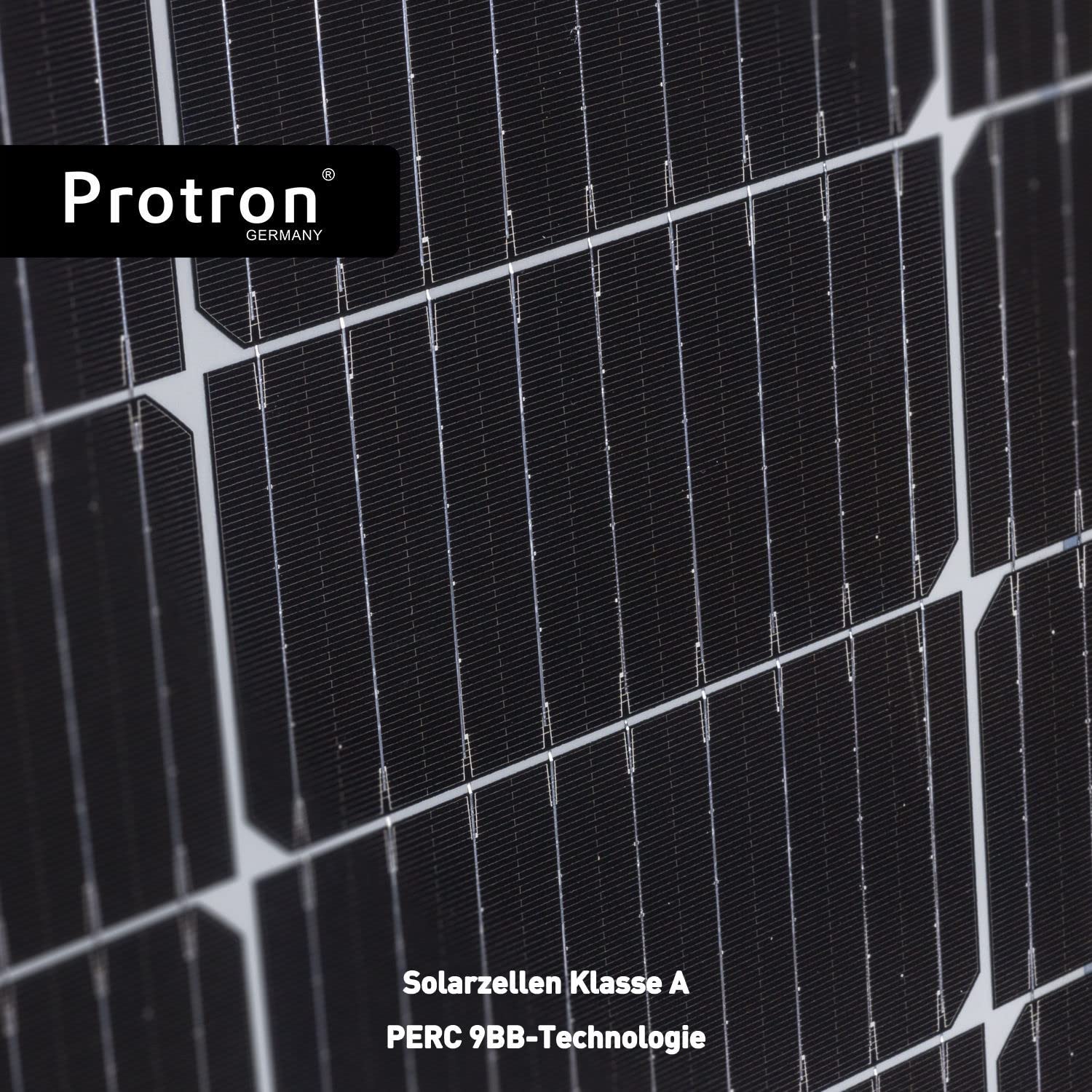 Protron Mono 180W Solarmodul Photovoltaik Monokristallin Solarpanel Solarzelle 180Watt Mono Solar 12V 18V für Wohnmobil, Garten, Boot (0% MwSt. gemäß §12 Abs. 3 UStG)