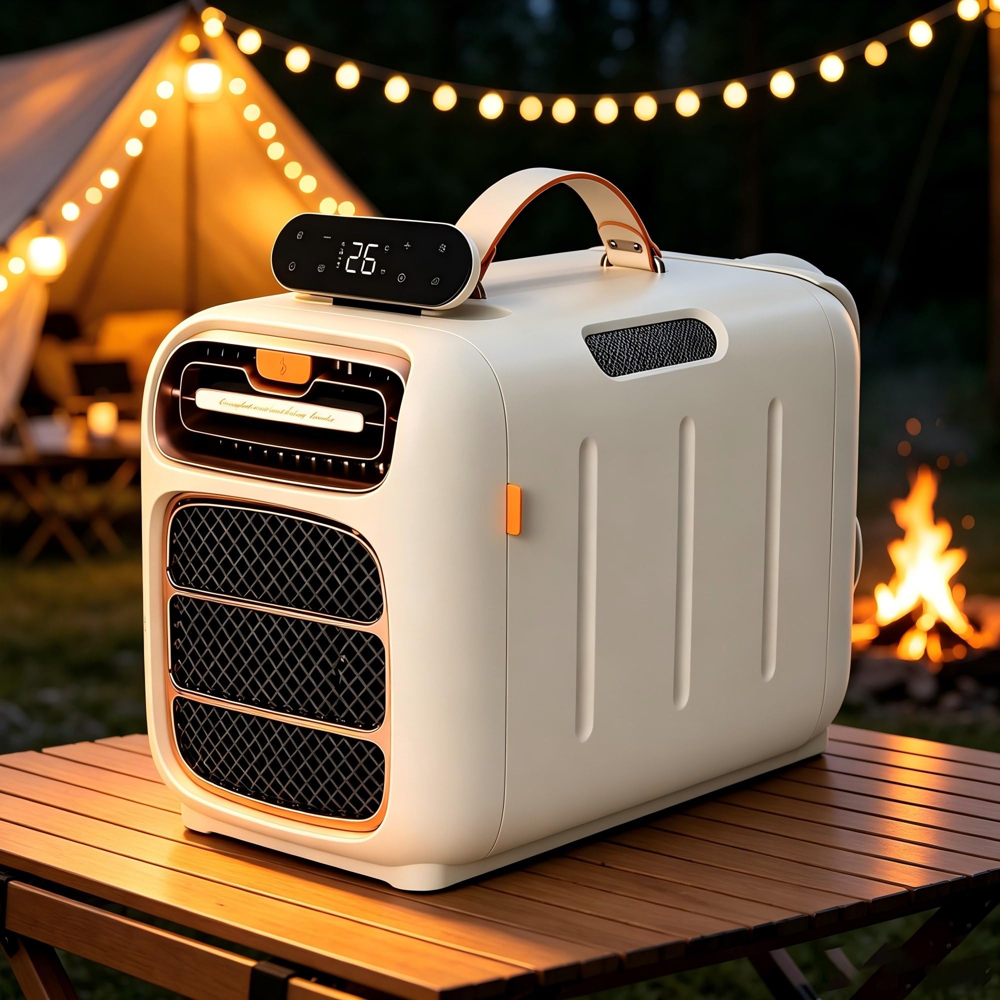 HEIHEIZI Camping Air Conditioner 4800 BTU 420W 40dB Quiet CE