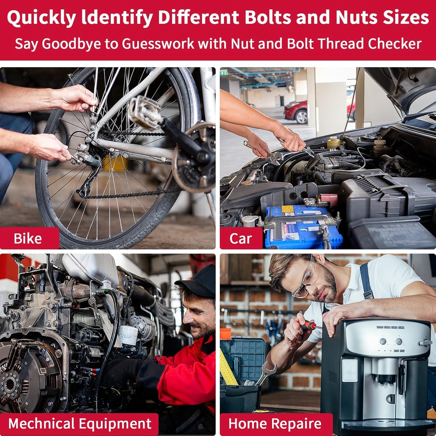 Thread Checker Tool - Metric & SAE -7 Thread Checker Tool - Metric & SAE -7