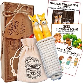 aGreatLife Jump Rope for Kids | Unique Bunny Handle and Adjustable Rope Length - Kids Jump Rope Designed for Fun Children'...