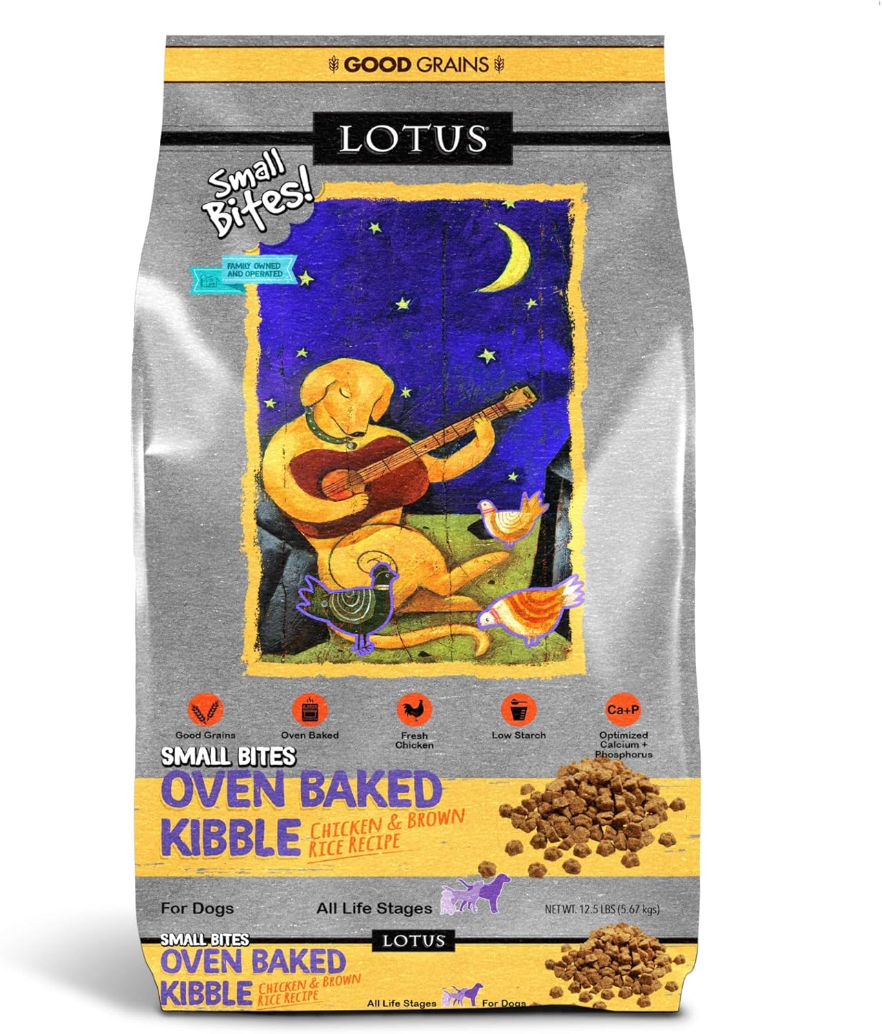 Lotus Small Bite Dry Dog Food, Chicken, 12.5 Lb. Pet Supplies