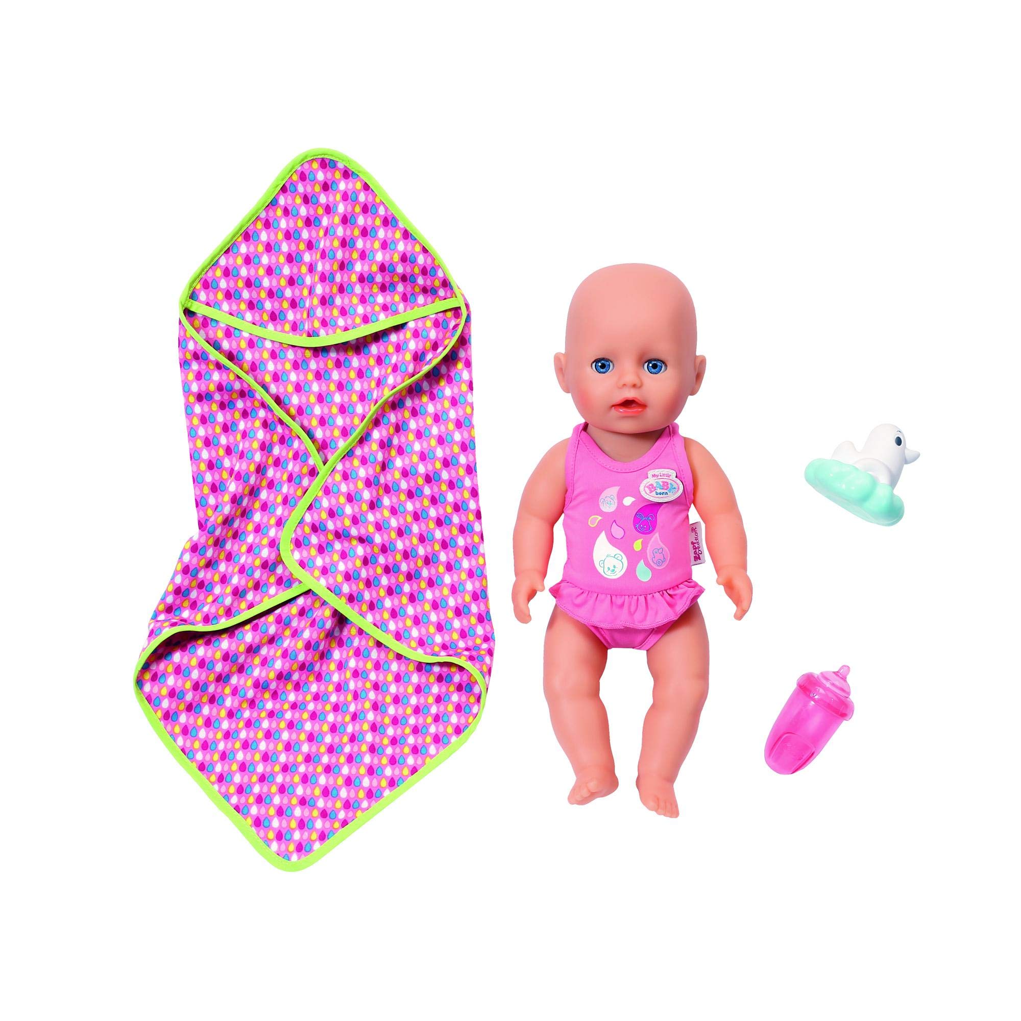 Zapf Baby Born 825341 Mi pequeño Juguete Divertido de baño, Multui