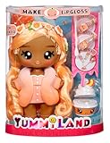 Yummiland Large Doll + Lipgloss Pet- Piper Peach, Age 4+