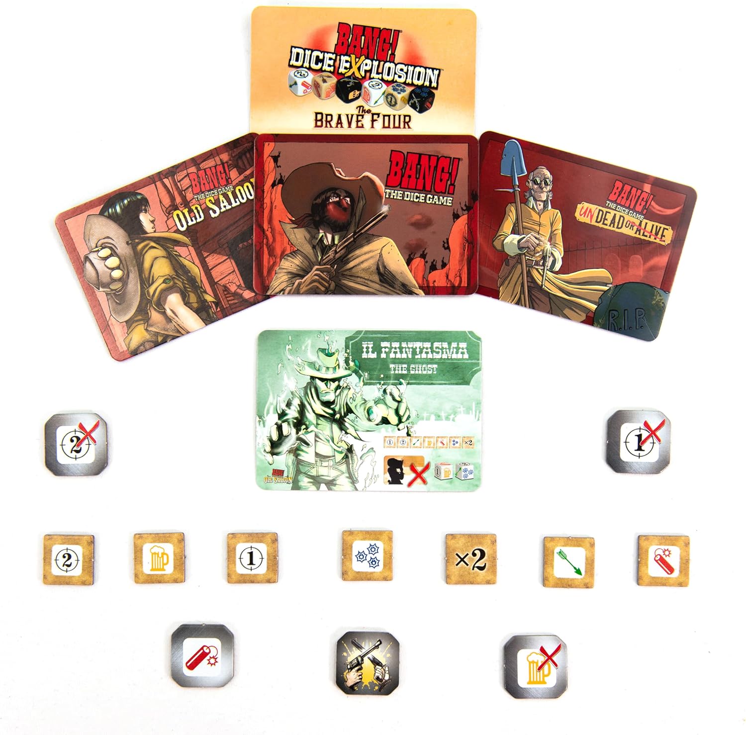 DV Games Bang Dice Explosion - Dice Game - for 3 to 8 Players and Ages 8+