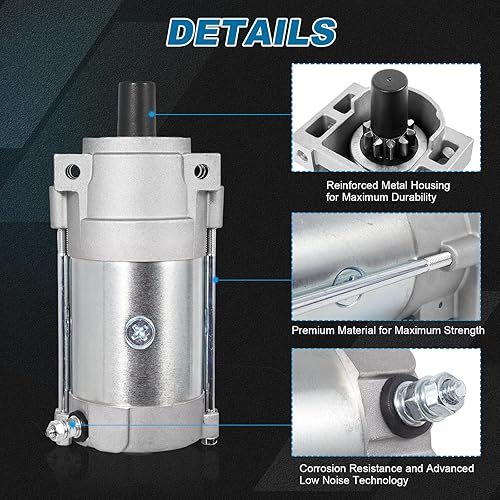 Miniatura 3 de Motor de arranque 136-7880 compatible con Toro Exmark Timecutter Titan HD Z Master Quest Radius E-Series S-Series 2P77F Motores Reemplaza 133-1564