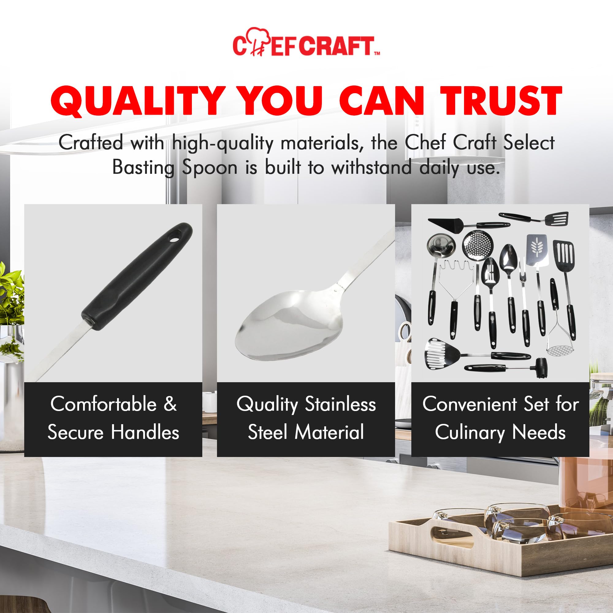 Miuphro Chef Craft FBA_12030, 6, Silver