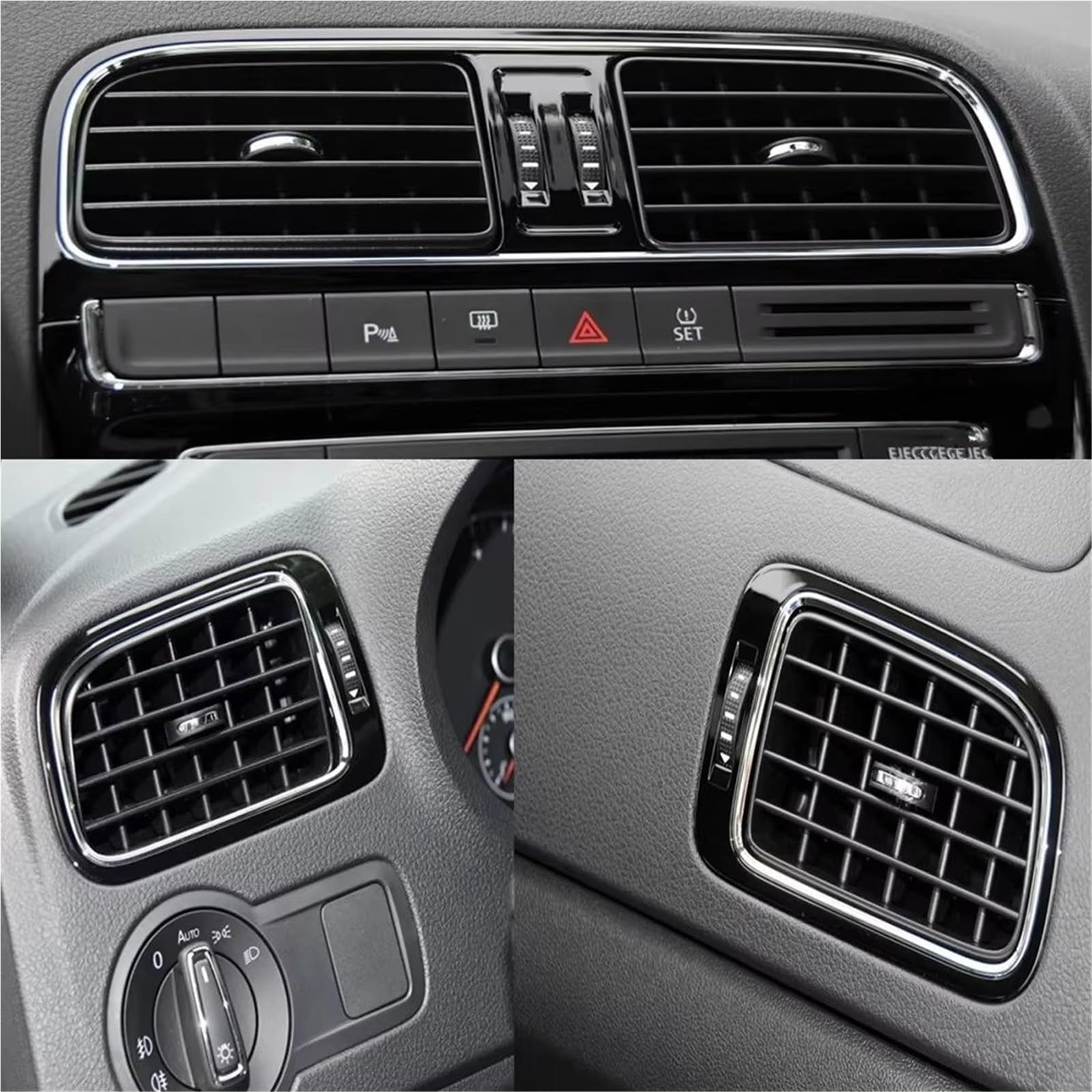Bocchette Aria Condizionata Per VW Per Polo 2011-2018 6RD819704 A/C Uscita Aria Vent Griglia Di Copertura