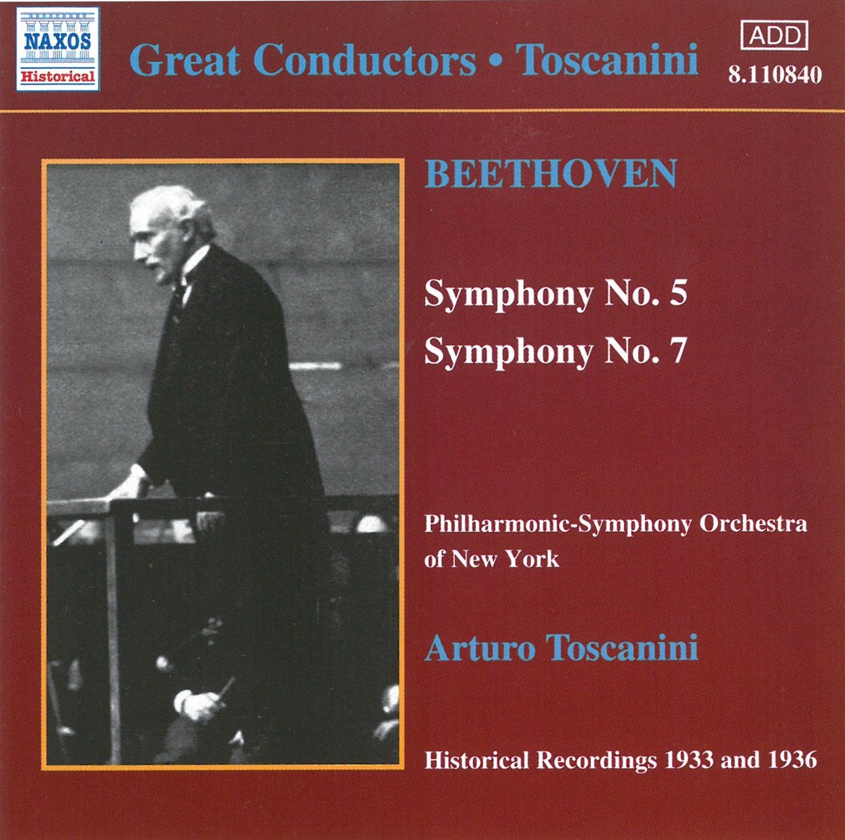 Symphonien Nr. 5+7 [Audio CD] BEETHOVEN,L. V.