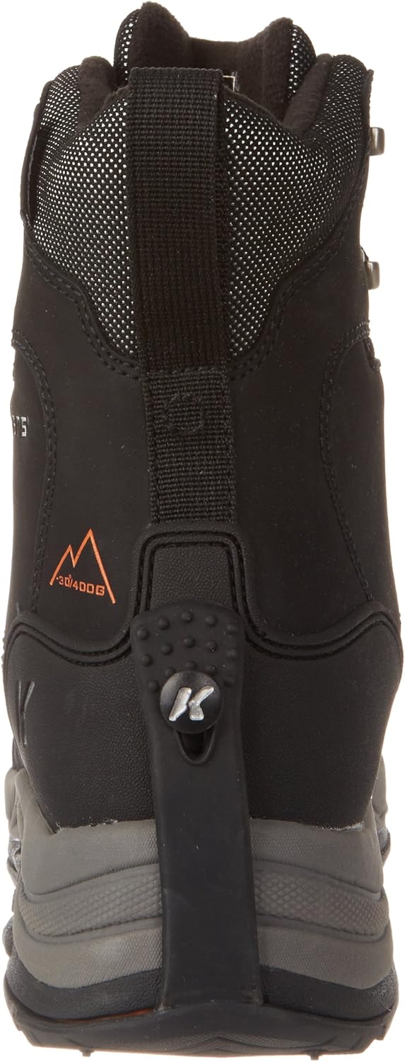 Korkers SnowJack with SnowTrac and IceTrac Outsoles Outdoor Boots 12 Black