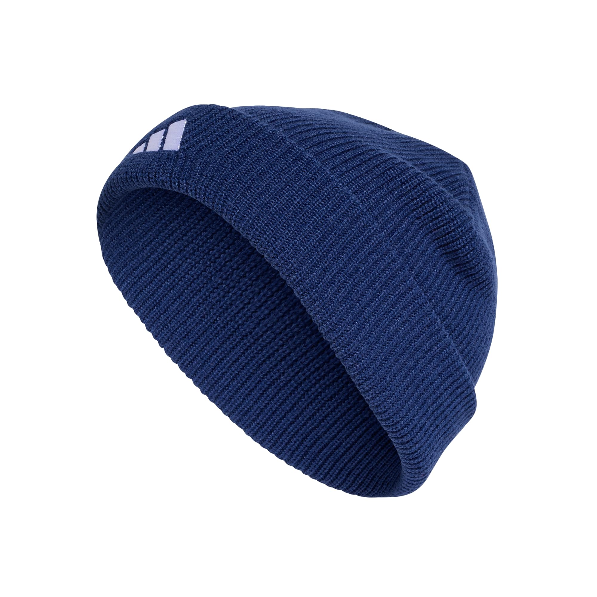 adidas Unisex Kids Little Kids 3 Stripes Beanie Hat, Dark Blue, XXS-XS