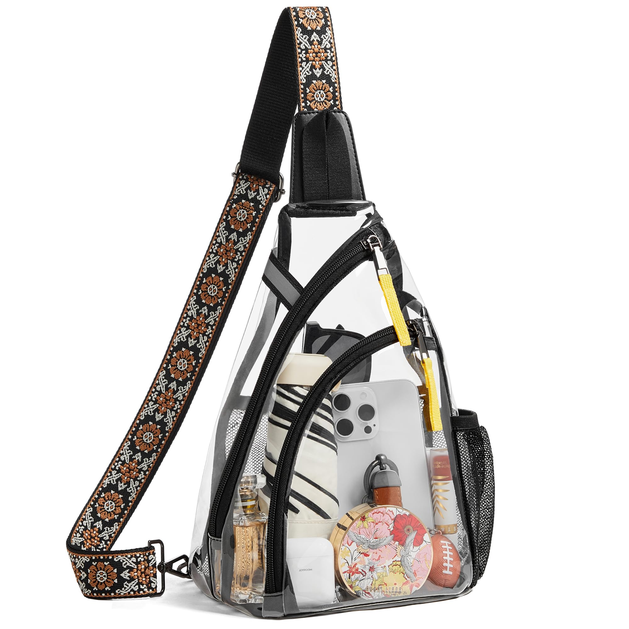 Shrrie Transparent Crossbody Clear Bag