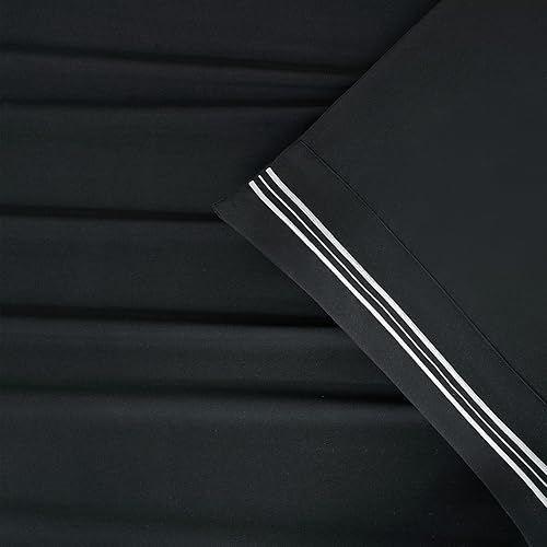 Miniatura 6 de WODFAMY Juego de sábanas de microfibra tamaño King, extra suaves y profundas, con bolsillos profundos de lujo, color beige, transpirables y