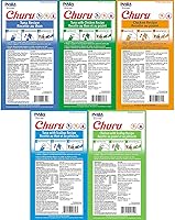 Vista 2 de INABA Churu Lickable Creamy Purée Cat Treats 5 Flavor Variety Pack of 40 Tubes