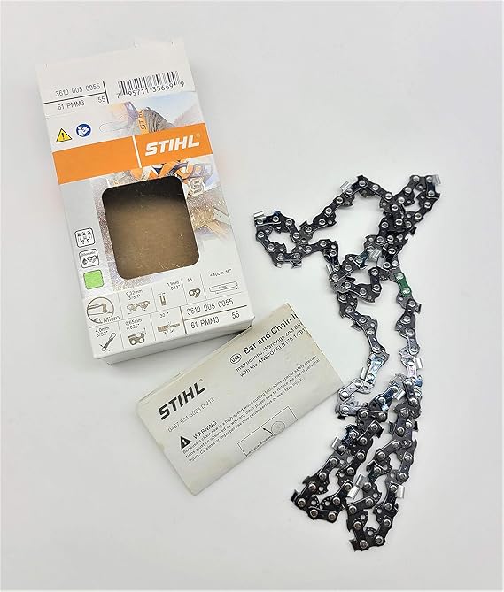 Stihl 3610 005 0055 Chainsaw Chain 61 PMM3 55 Amazon.co.uk Garden