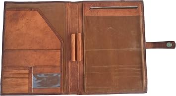 حافظة محفظة جلدية عتيقة منظم تنفيذي A4 Folder Business Case