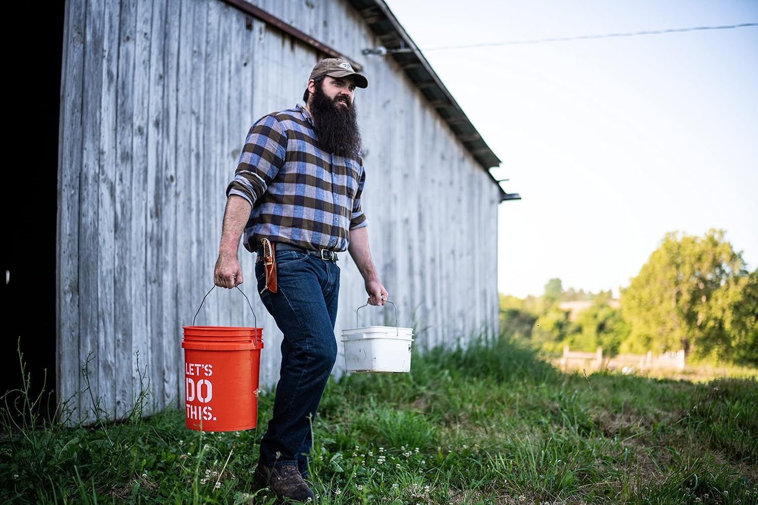 Uncle Henry Elk Horn 8.5in High Carbon S.S. Full Tang Fixed Blade Knife with a 4.25in Blade and Staglon Handle for Outdoor Survival, Camping and Hunting